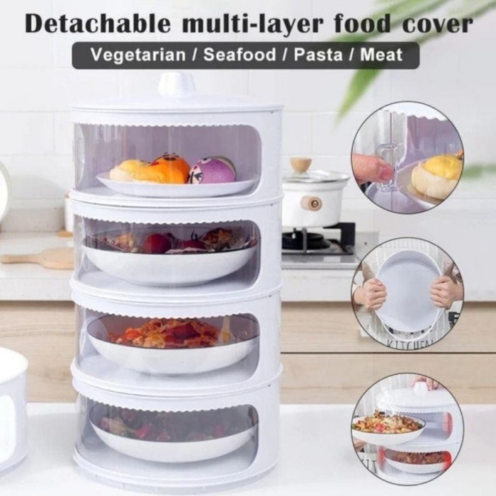 Jual Food Rack Storage Tudung Saji Rantang Susun Sayur Makanan Susun ...