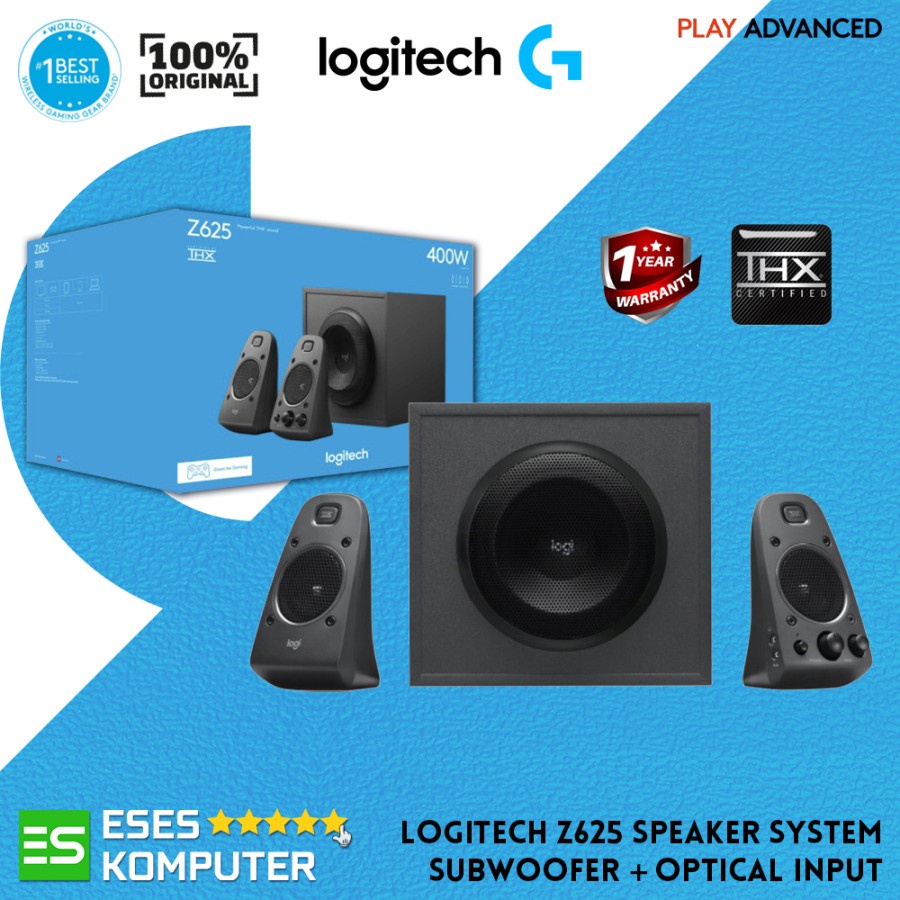 Jual Speaker Logitech Z625 2.1 Gaming Speaker System THX Sound