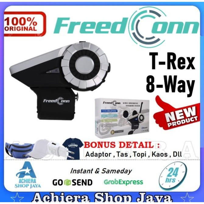 Jual Intercom FreedConn TREX Bluetooth Helm Intercom T-REX T REX