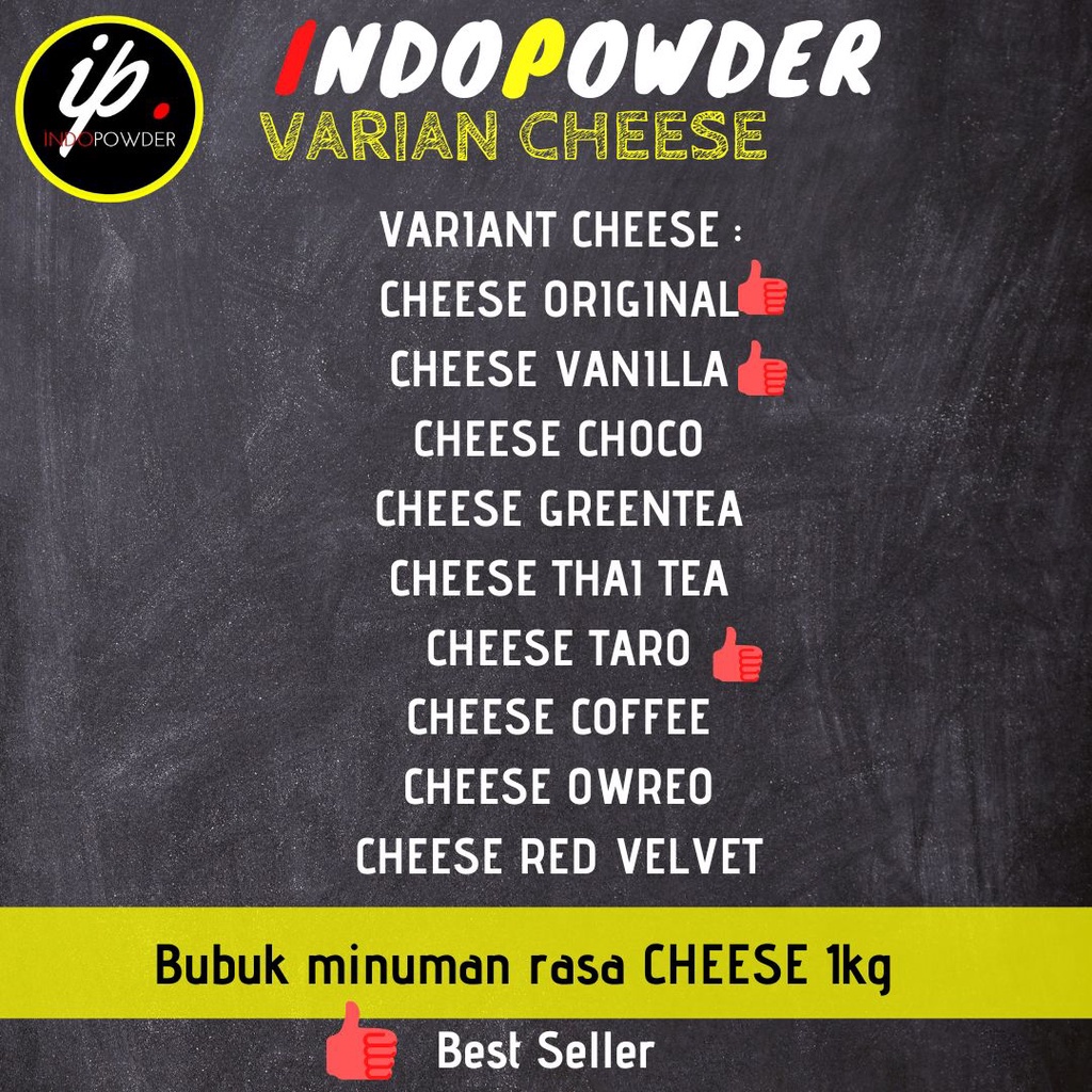 Jual NEW -Minuman aneka rasa cheese 1kg/bubuk minuman rasa keju /bubuk ...