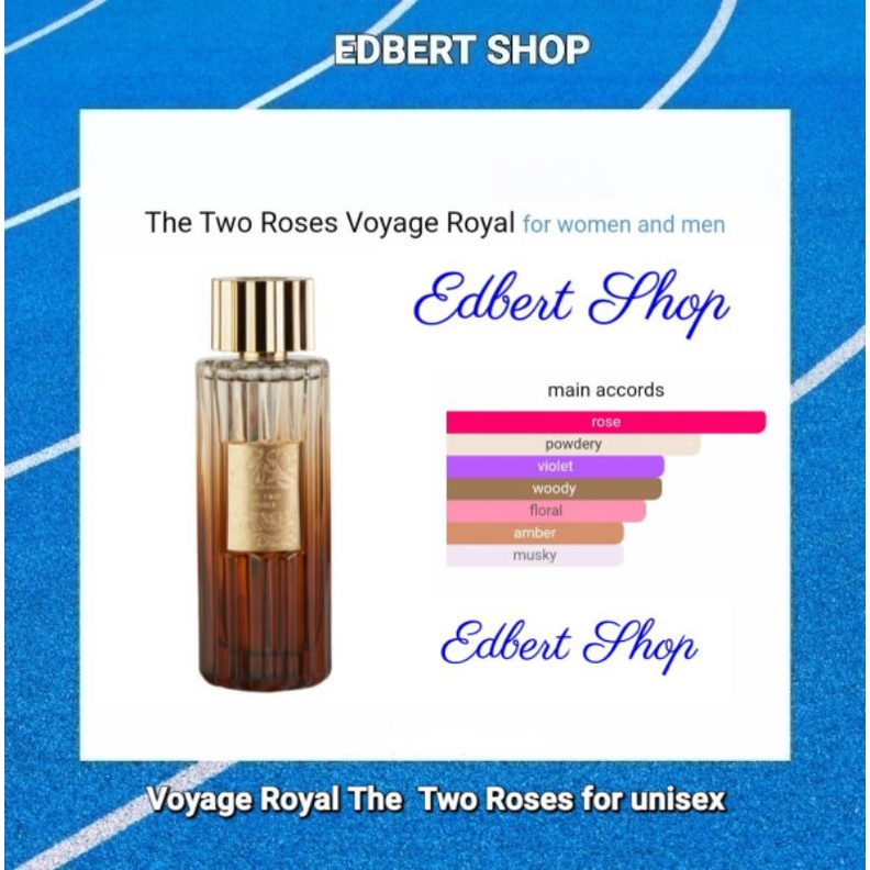 Jual Original Voyage Royal The Two Roses for unisex EDP 100 ml unisex ...