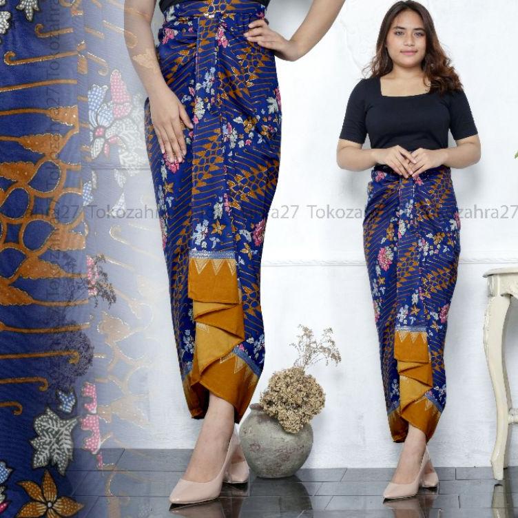 Jual Menarik Rok Remple Batik Rok Lilit Instan Bawahan Kebaya Premium ...