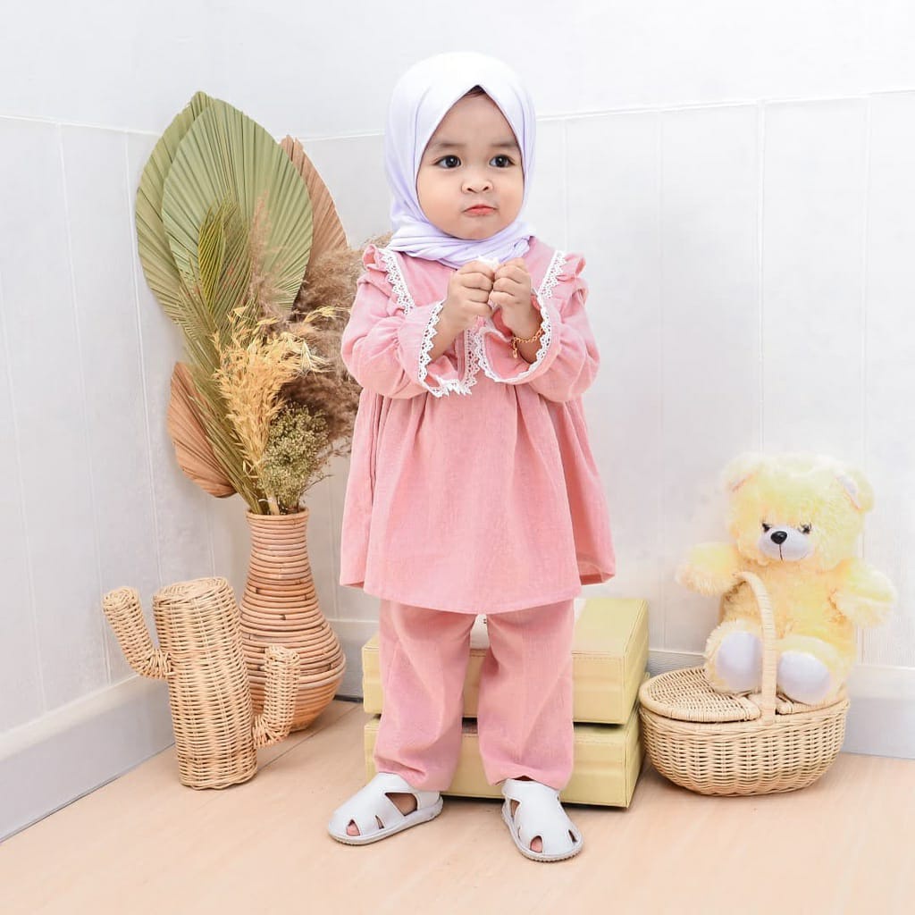 Jual Mikaila Set Baju Anak Perempuan Usia 15 Tahun / Setelan Anak
