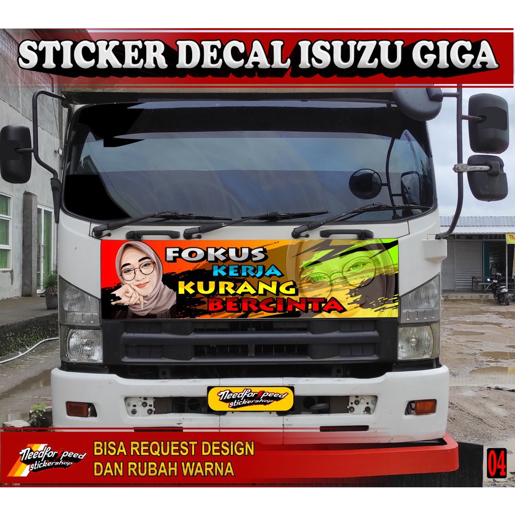 Jual ISUZU GIGA STICKER KABIN DECAL | Shopee Indonesia