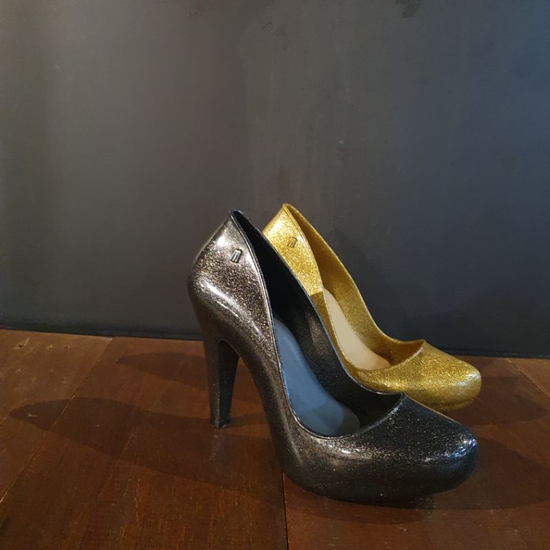 Jual CLEARANCE SALE Melissa heels Incense IV AD Original Resmi Gold