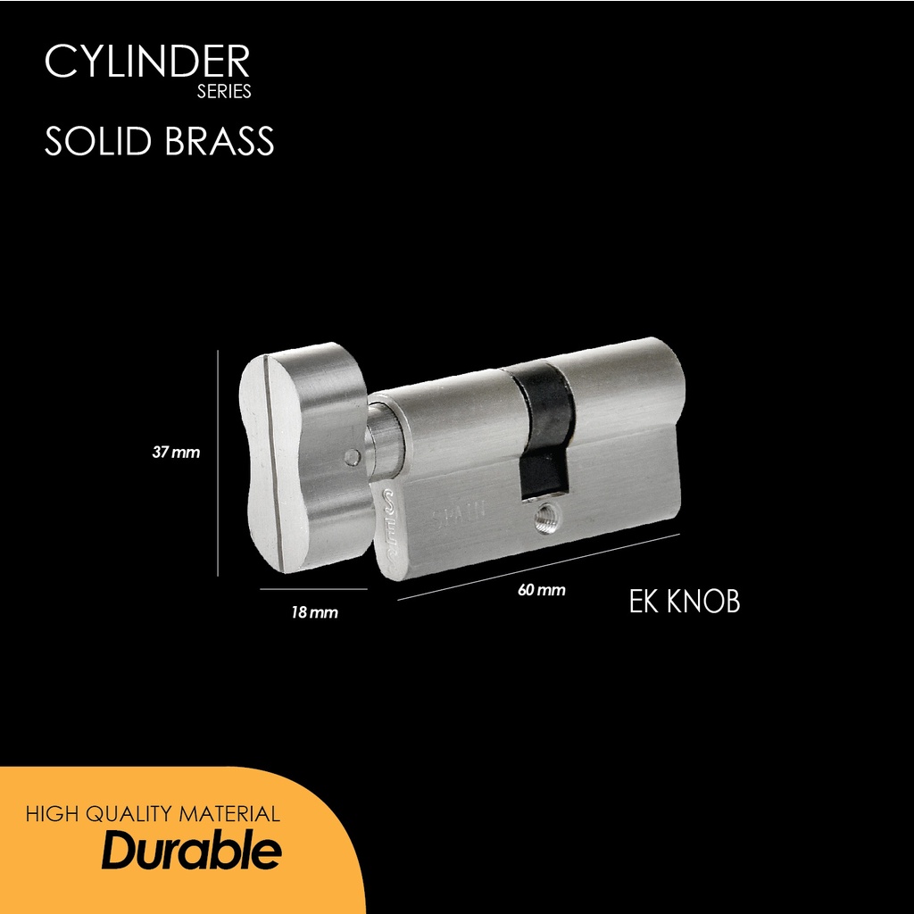 Jual Silinder Kunci - Cylinder SES VIP Komputer 60MM EK (Knob) SS ...