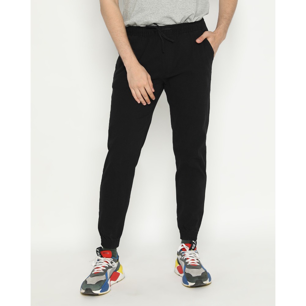 Jual Erigo Jogger Pants Dangelo Black Unisex Shopee Indonesia