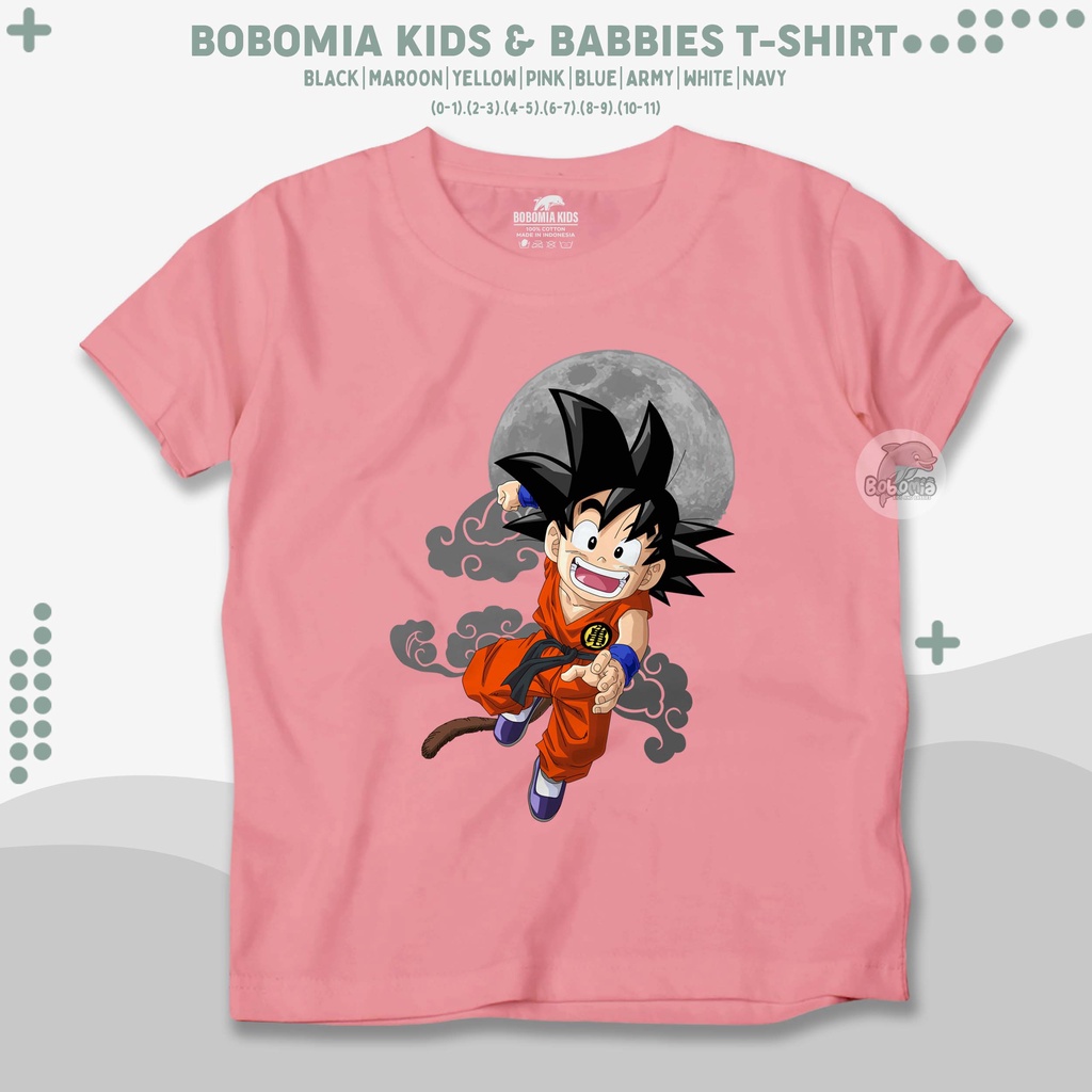 Jual Bobomia Kaos Anime Anak Dragon Ball Goku Kid Moon Baju - Main Image