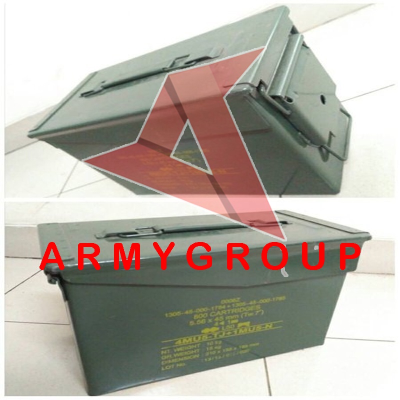 Jual ARMYGROUP KOTAK BOKS BESI BOX BESI PINDAD BOX JATAH TACTICAL BOX ...