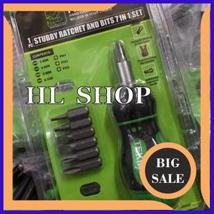Jual tools n parts Obeng Cebol Mini Rachet 7 pcs TEKIRO Multi Fungsi ...