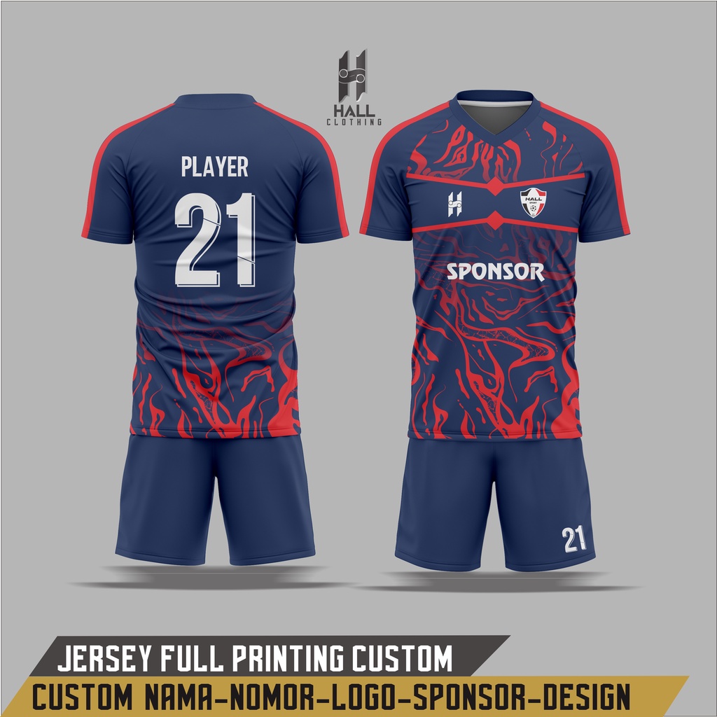 Jual JERSEY FUTSAL CUSTOM FULL PRINTING JERSEY BOLA - [ Bisa Satuan ...