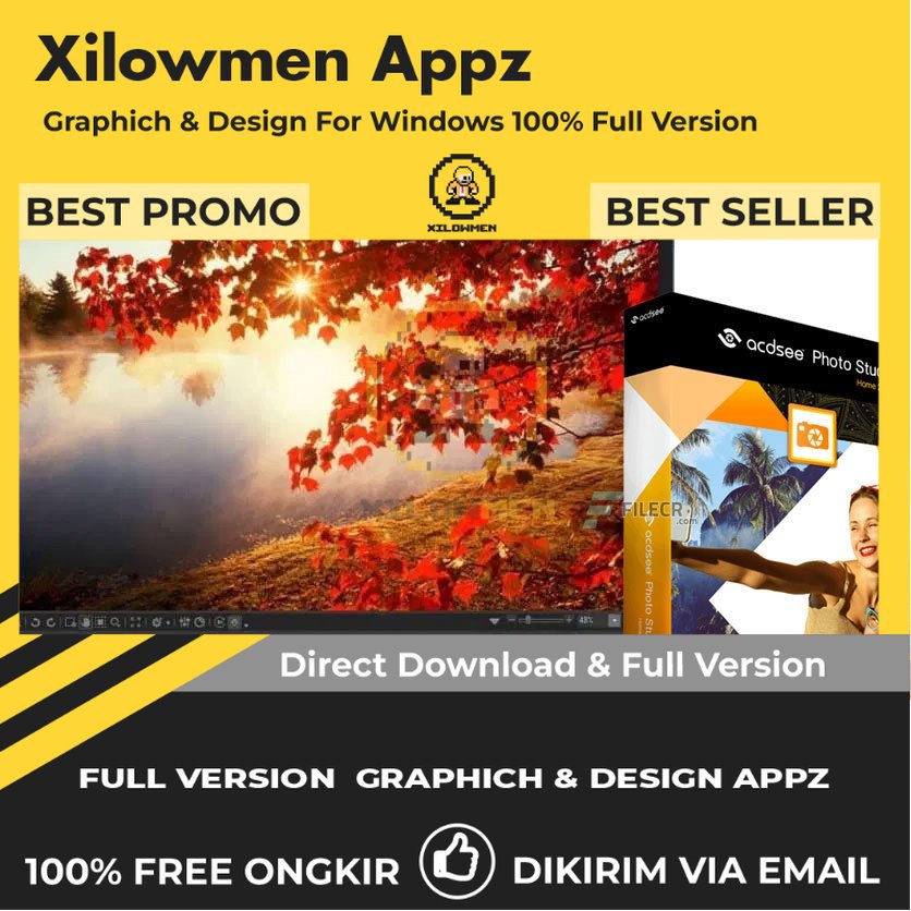 Jual [Full Version] ACDSee Photo Studio Home 2023 Pro Design Graphics