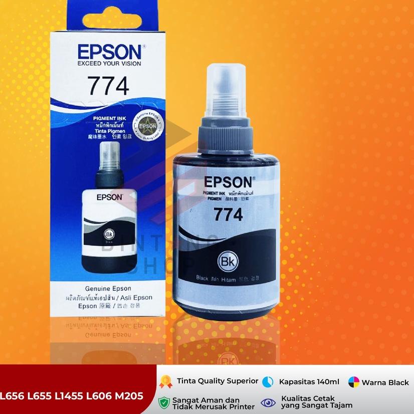 Jual ♀ Tinta Epson 774 Black Tipe Printer M100 M105 M200 M205 Shopee Indonesia 0264