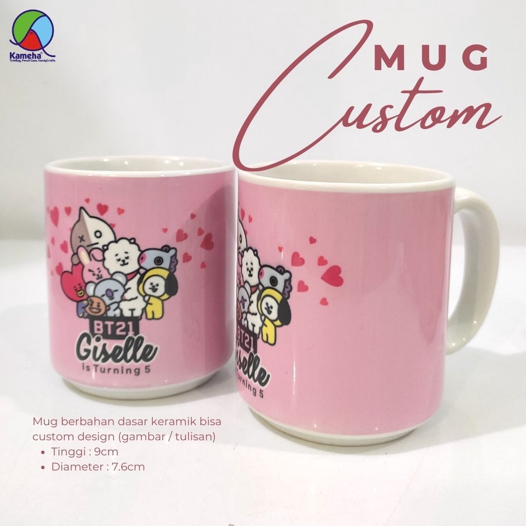 Jual Mug Berbahan Dasar Keramik Custom Design Gambar Tulisan Shopee Indonesia 5905