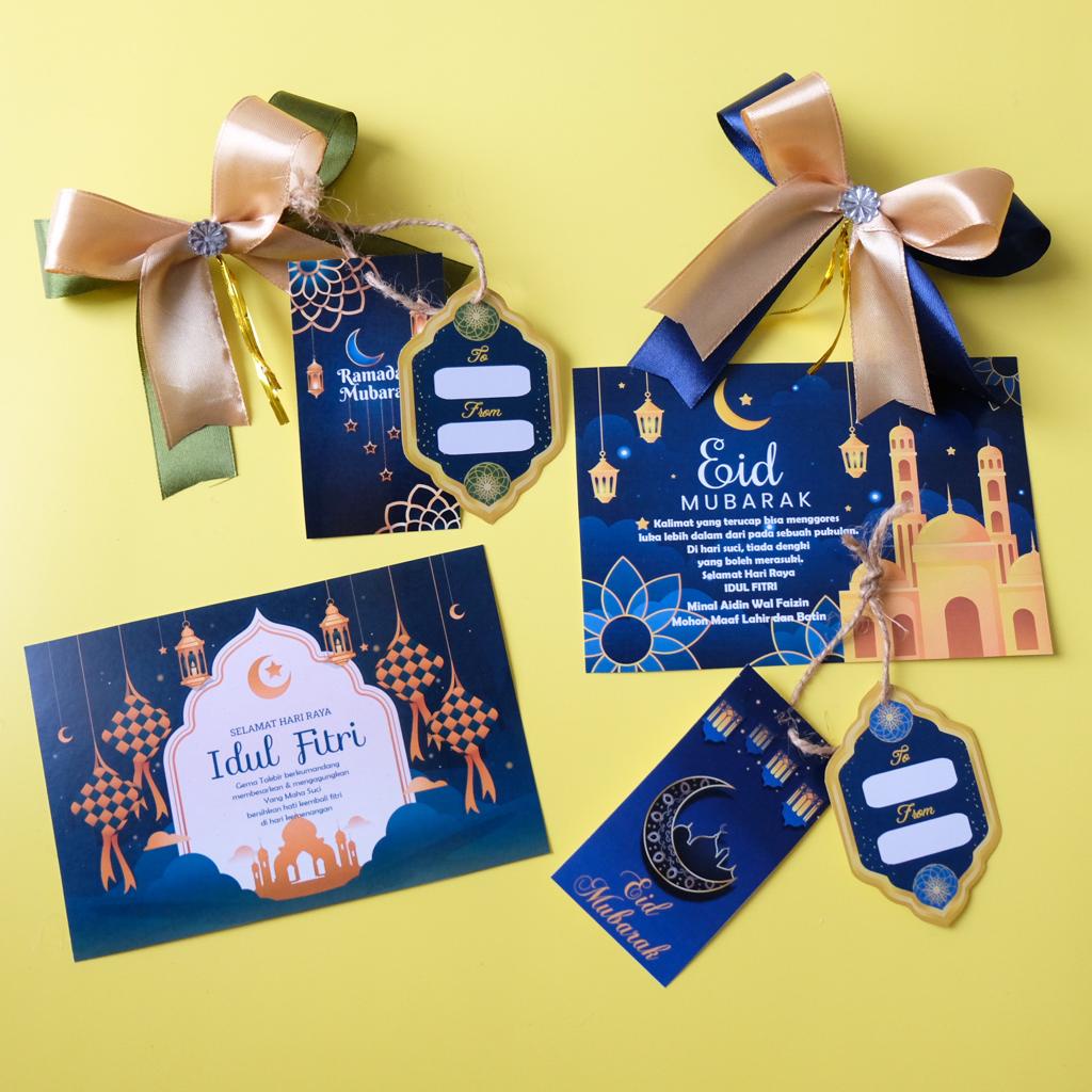 Jual Kartu Ucapan Lebaran / Idul Fitri / Eid Mubarak / Kartu Bingkisan