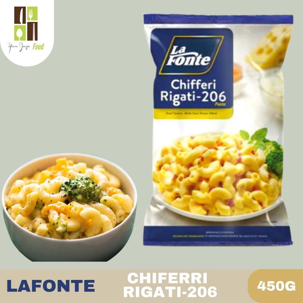 Jual LAFONTE Chifferi Rigate 450gr | Shopee Indonesia