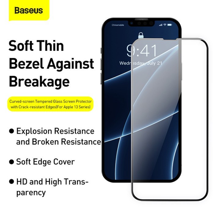 Jual Baseus Screen Protector With Crack-Resistant For iP 5.4 Inch ...