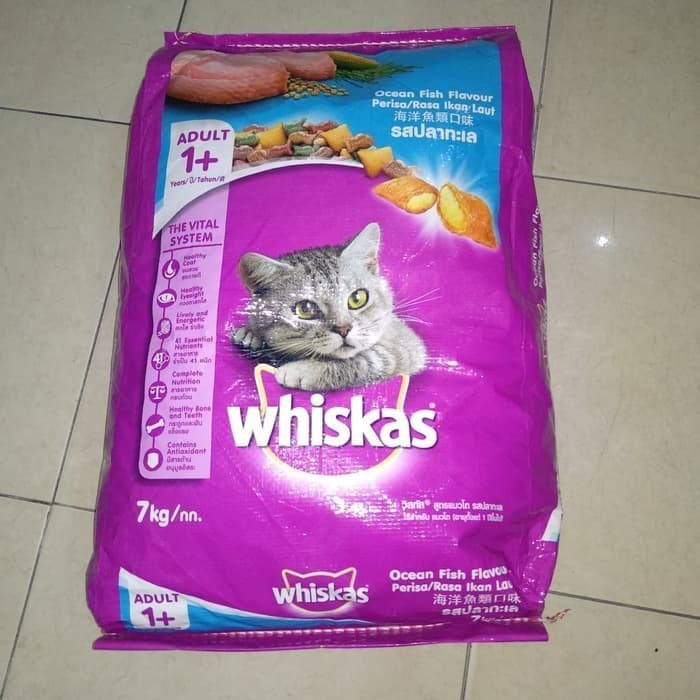 Jual WHISKAS OCEAN FISH 7KG Shopee Indonesia