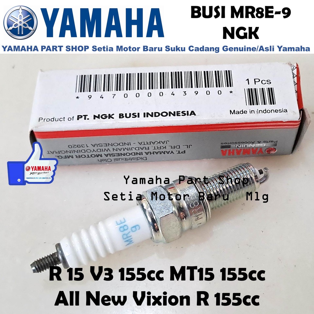 Jual Busi NGK MR8E-9 Spark Plug R15 V3 All New Vixion R MT15 155 Asli ...