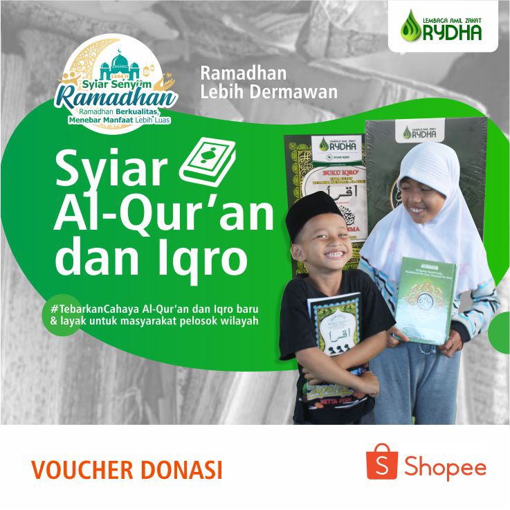LAZ RYDHA - Voucher Sedekah Al-Qur’an dan Iqro di Ramadhan [5000]
