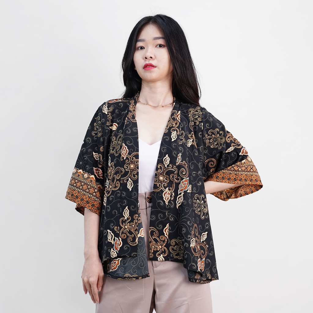Jual FLIKE STORE - CARDIGAN OUTER BATIK MOTIF AWAN PETENG | Shopee ...