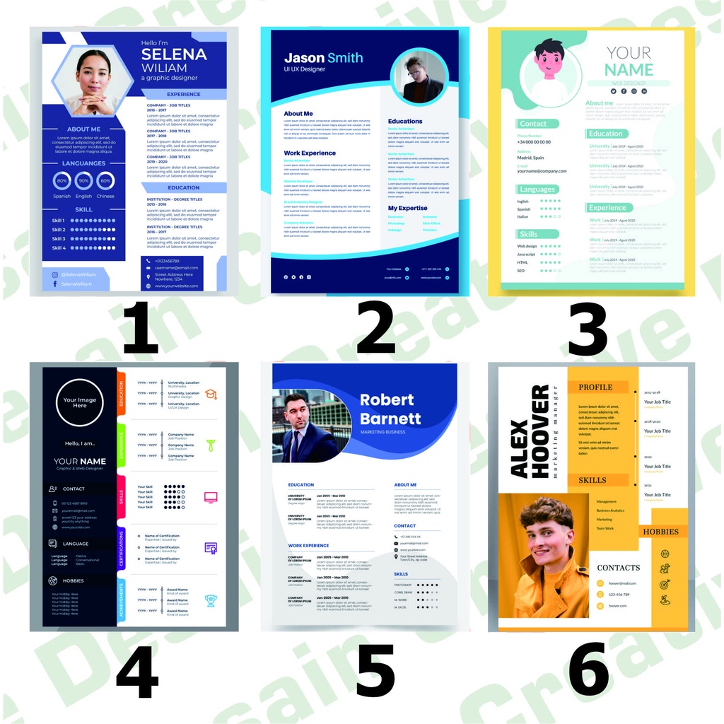 Jual JASA PEMBUATAN CV / CURRICULUM VITAE DESAIN CV LAMARAN KERJA