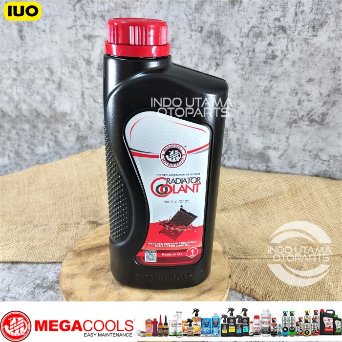 Jual Air Radiator Coolant MegaCools Merah Megacool 1L | Shopee Indonesia