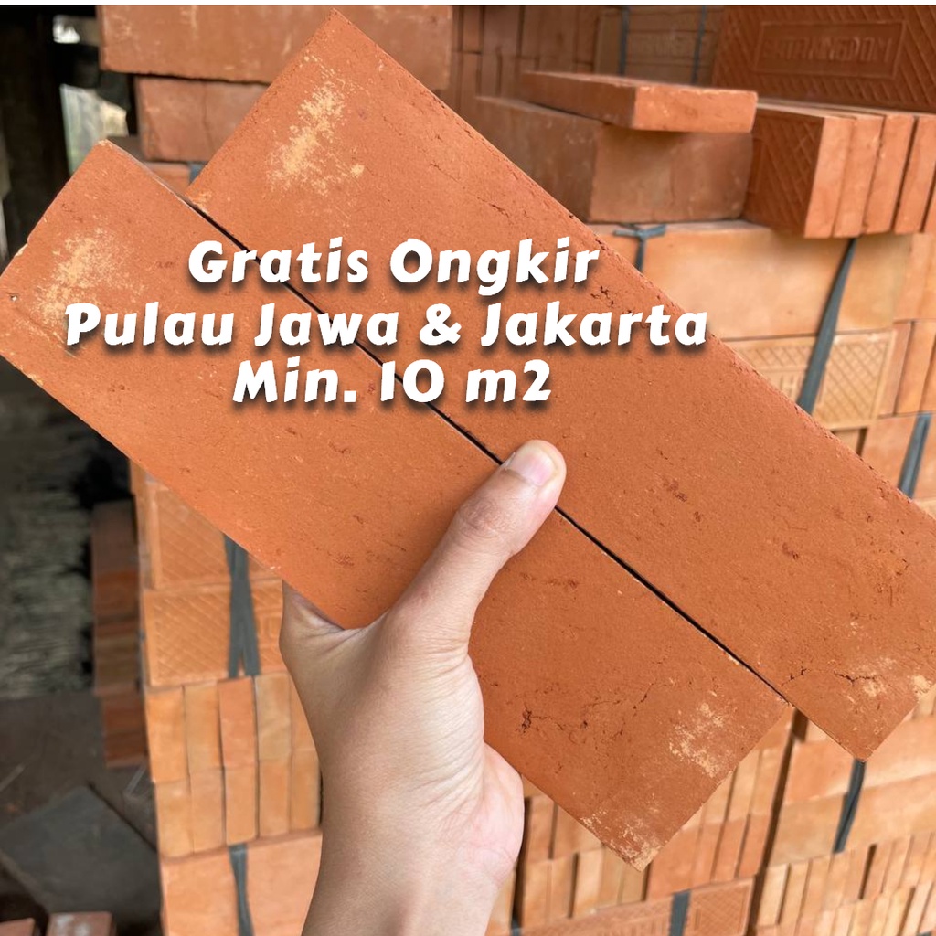 Jual Bata Tempel Terakota Gratis Ongkir Minimal Meter Jakarta Dan Pulau Jawa Shopee