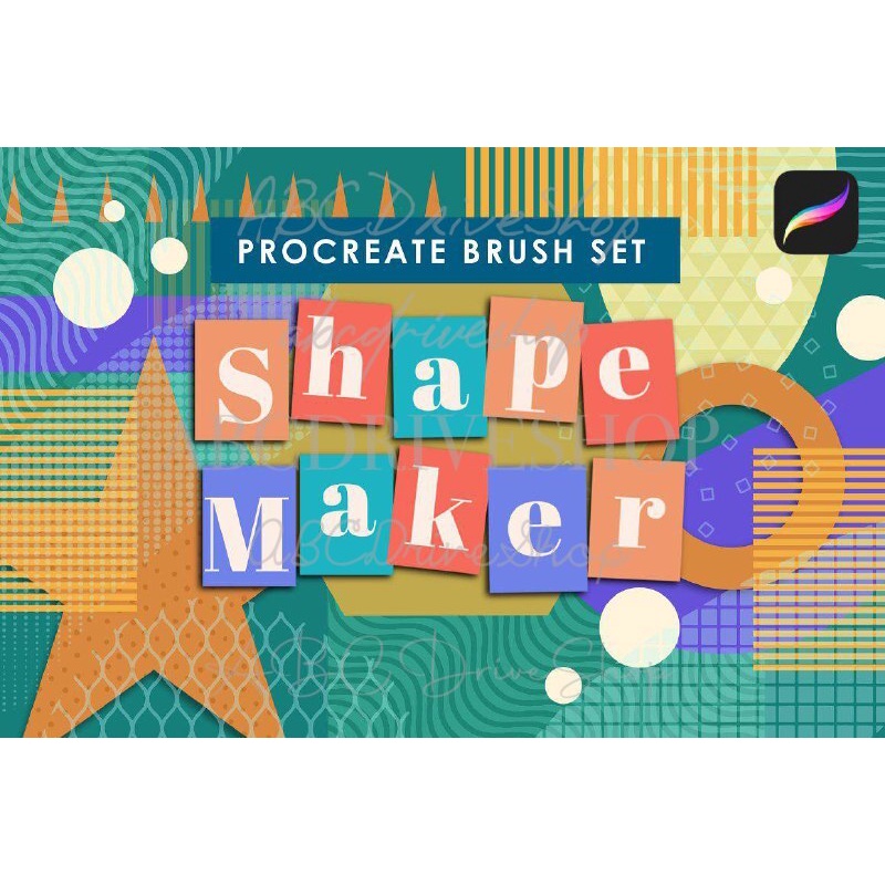 Jual Procreate Brush - Shape Maker Procreate Brushes | Shopee Indonesia