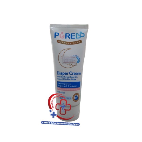 Jual PURE BB Diaper Cream 100 G | Shopee Indonesia