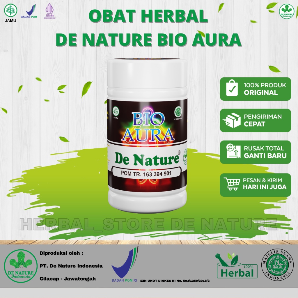 Jual Obat Herbal Penenang Depresi De Nature Denature Bio Aura Atasi