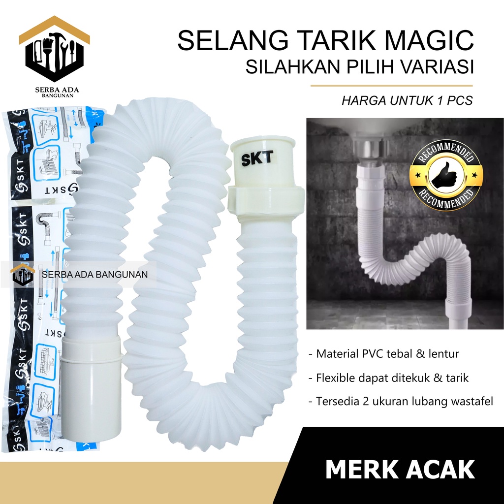 Jual Selang Wastafel Selang Tarik Afur Bak Cuci Piring Afur Sifon Wastafel Pembuangan