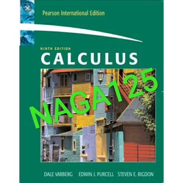 Jual CALCULUS 9th Ninth Edition by Varberg Purcell PEARSON