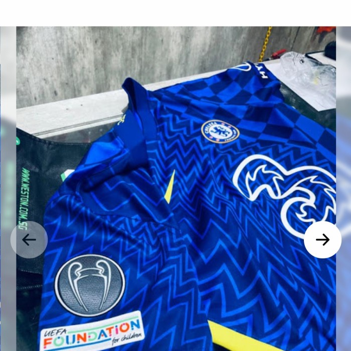 Jual JERSEY CHELSEEAA HOME 2021 2022 JERSEY CFC FULL PATCH UCL WINNER ...