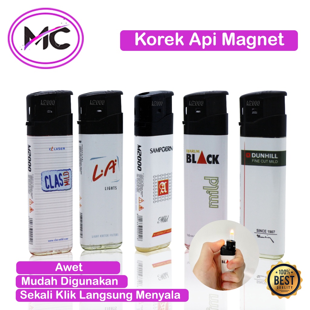 Jual Korek Api Magnet SNI Motif Korek Gas Pencet Pemantik Api Mancis ...