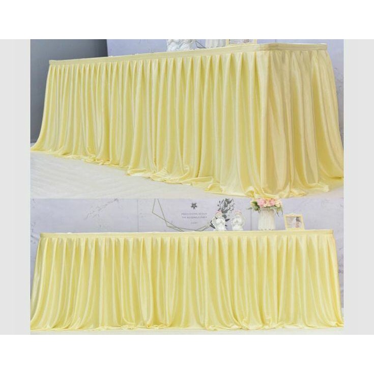 Jual TINGGI 130 X 200 CM DEKORASI MEJA / ROK MEJA REMPEL cocok untuk ...