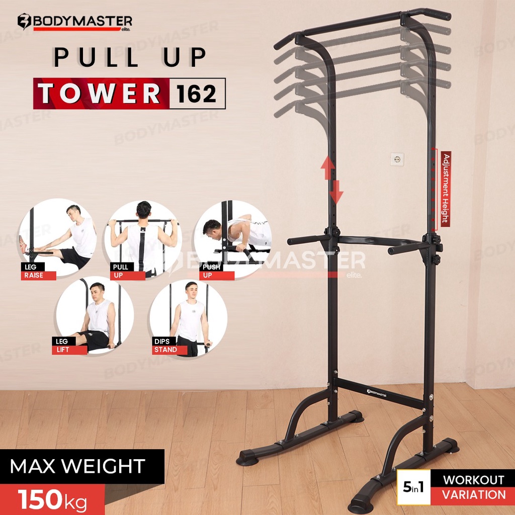 Jual Bodymaster Pull Up Tower Station Bm M Adjustable Height Multifungsi Shopee Indonesia