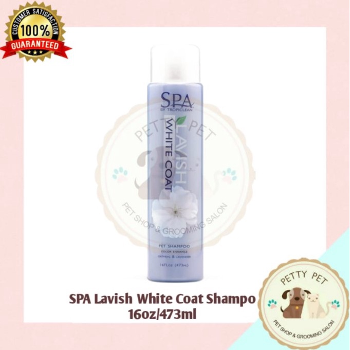 Jual Shampoo Anjing dan Kucing Tropiclean SPA Lavish White Coat Pet