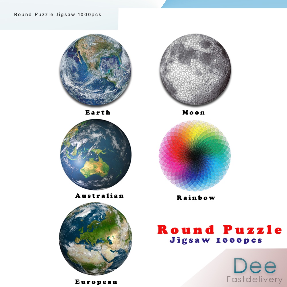 Jual Round Puzzle - Jigsaw Puzzles 1000 Pieces | Shopee Indonesia