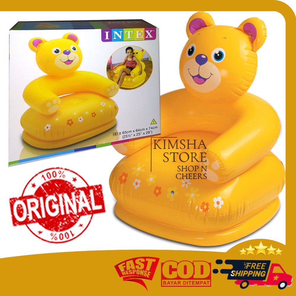 Jual Intex Inflatable Sofa Bear. Sofa Angin Duduk Pompa Balon Anak ...