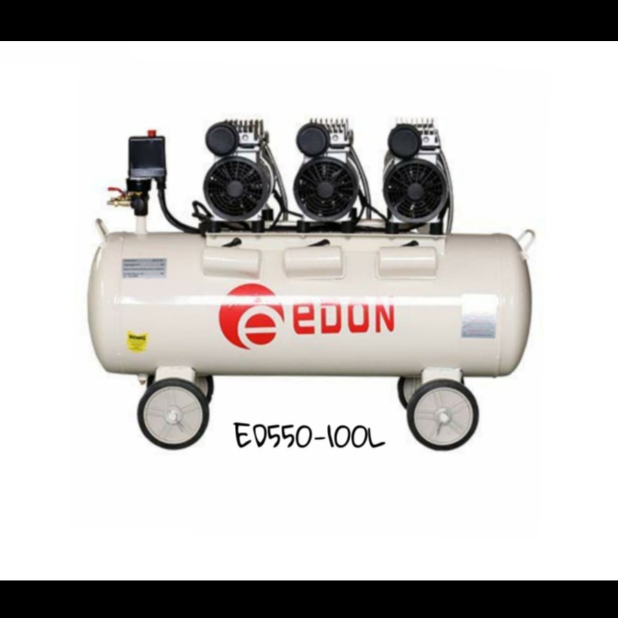 Jual Edon ED550-100L Kompresor Oilless 100Liter Air Compressor Silent 2 ...