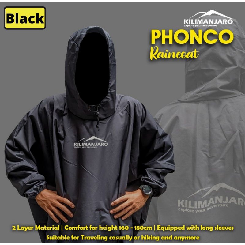 Jual Ponco Lengan Kilimanjaro Jas Hujan Poncho Kilimanjaro