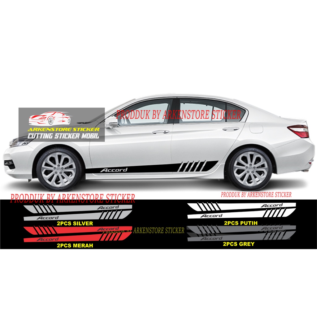 Jual stiker sticker mobil accord cutting sticker mobil honda accord ...
