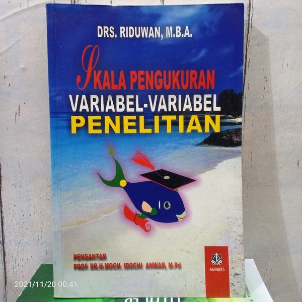 Jual ORI BUKU SKALA PENGUKURAN VARIABEL-VARIABEL PENELITIAN Karangan By ...