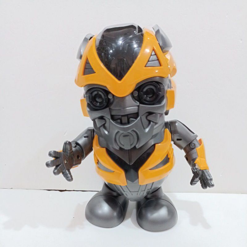 Jual MAINAN ROBOT JOGET SUPER HERO / DANCE HERO LAMPU + MUSIK