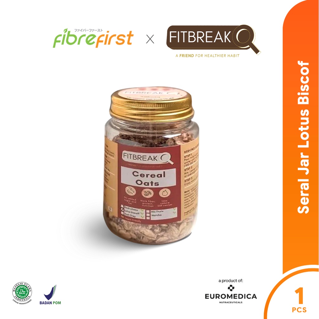 Jual Fitbreak Cereal Jar Lotus Biscoff | Shopee Indonesia