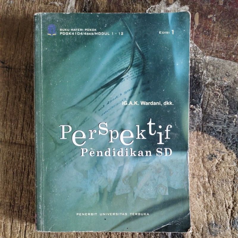 Jual Buku Perspektif Pendidikan SD (universitas Terbuka) Original ...