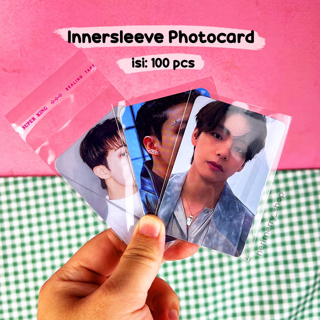 Jual Inner Sleeve Photocard Plastik Pelindung Pc Pack Pcs Kartu