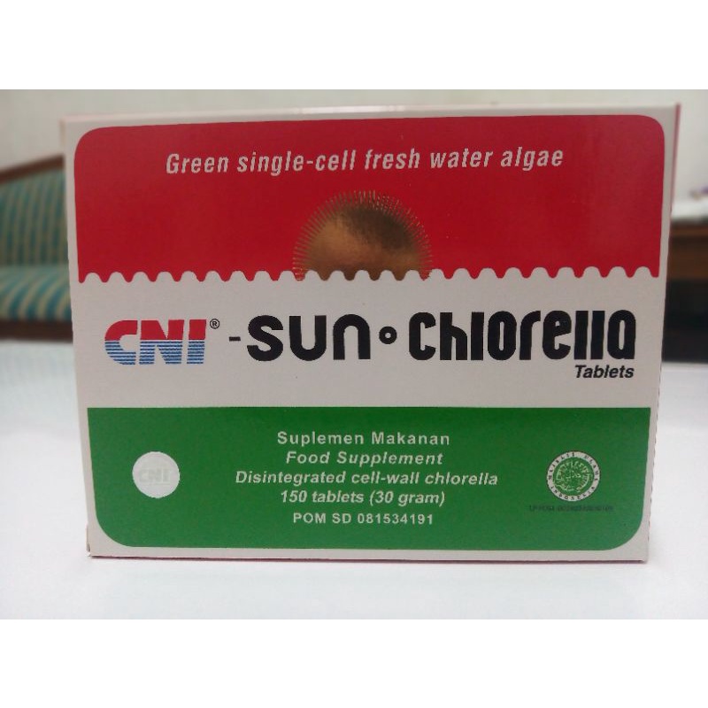 Jual Cni Sun Chlorella 150 Tablet Shopee Indonesia