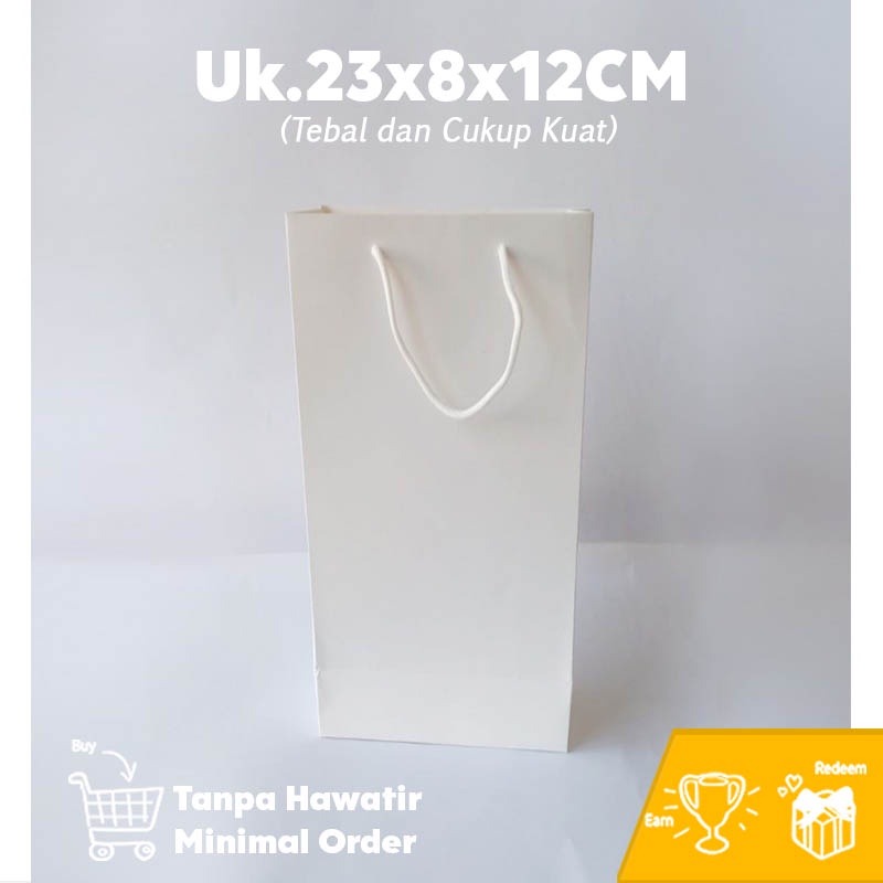 Jual Paper Bag Putih Polos Uk X X Cm Paper Bag Kado Packing Souvenir Pernikahan Wedding